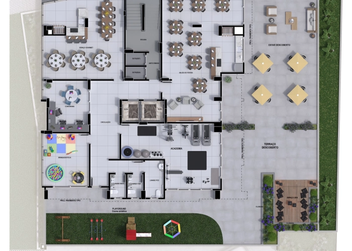 Áreas de Lazer (Planta)