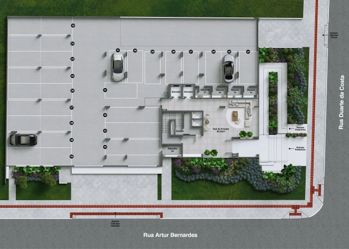 Garagens (Planta Térrea)