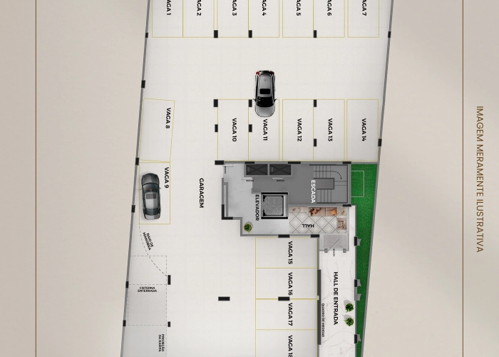 Garagens (Planta Térrea)