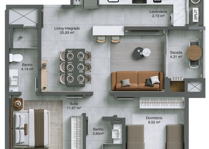 Apartamento (Planta 02)