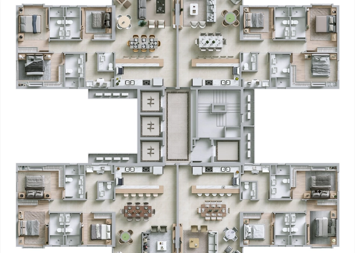 Apartamentos (Planta Andar 06)