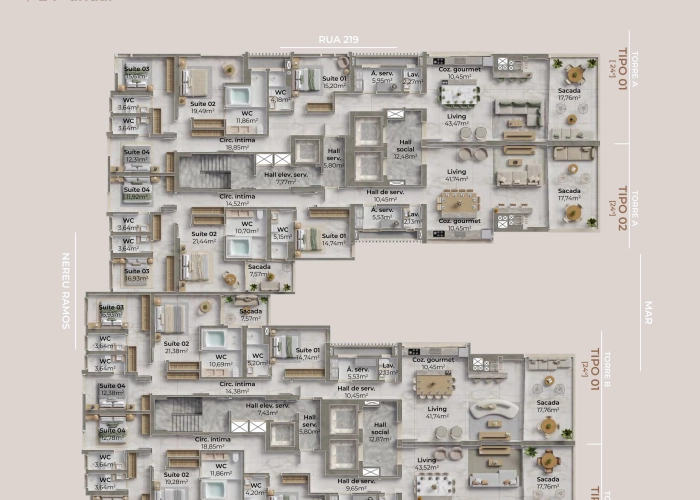 Apartamento (Andar 01)