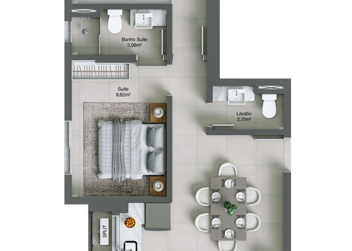 Apartamento (Planta 01)