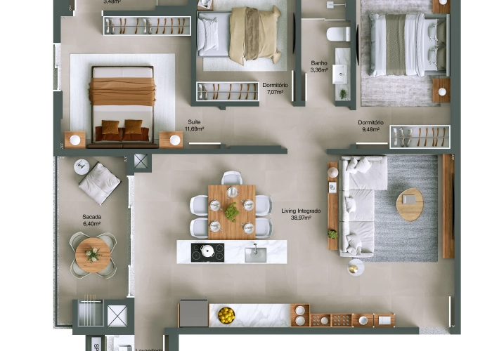 Apartamento (Planta 01)