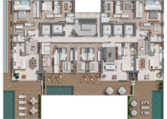 Apartamento (Planta Garden)