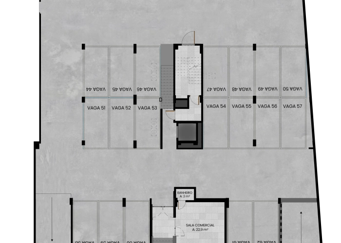 Garagens (Planta Térrea)