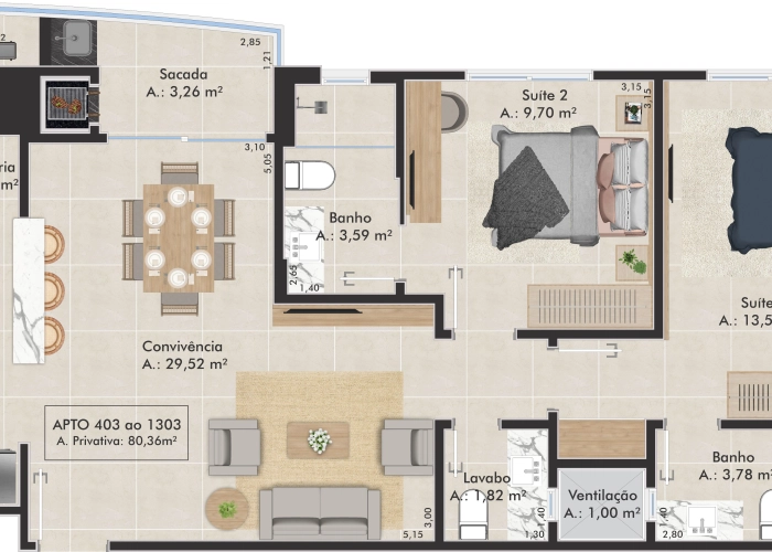 Apartamento (Planta 03)