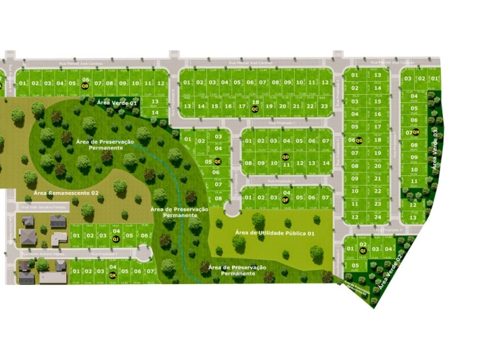 Planta de Implantação