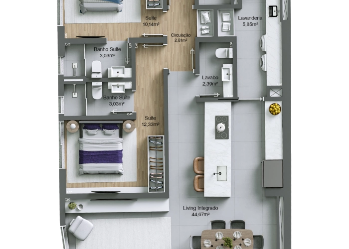 Apartamento (Planta 01)