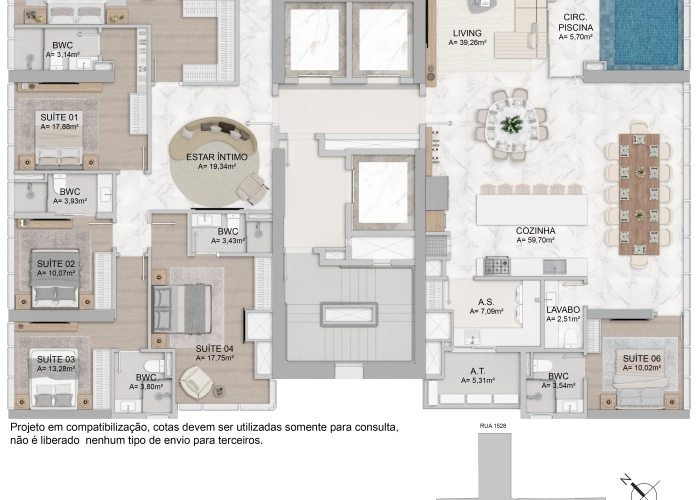 Apartamento (Andar Planta Master 02)