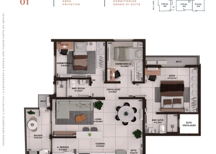 Apartamento (Planta 01)