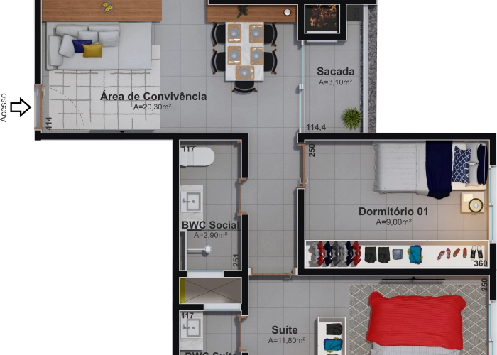 Apartamento (Planta 03)