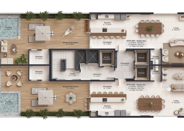 Apartamentos (Duplex Superior)