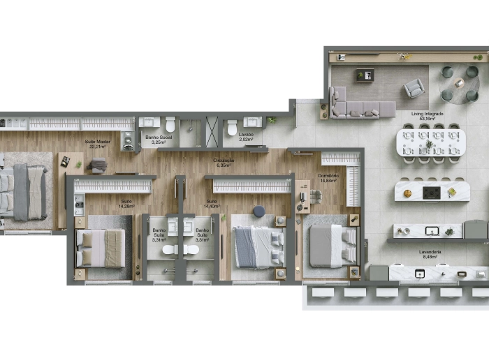 Apartamento (Planta 02)