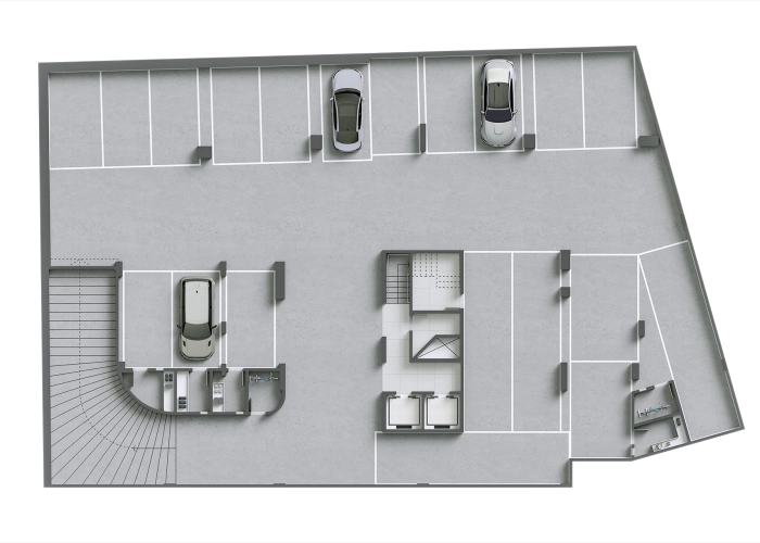 Garagens (Planta Subsolo)