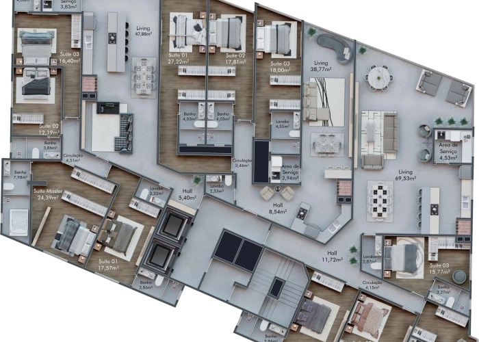 Apartamento (Planta Andar Tipo)