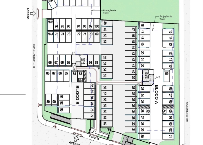 Garagens (Planta Térrea)
