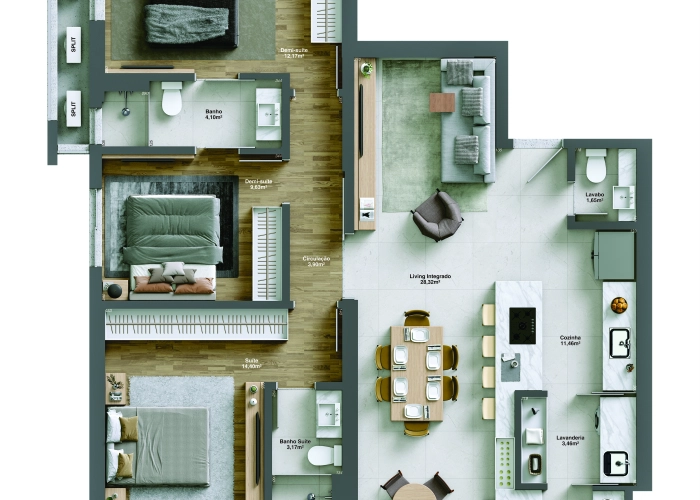 Apartamento (Planta 01)