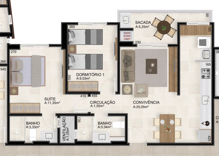 Apartamento (Planta 02)