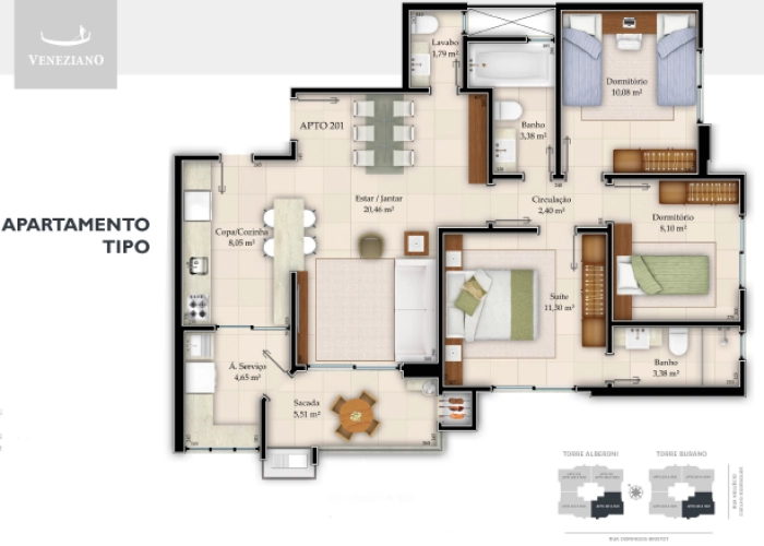 Apartamento (Planta 01)