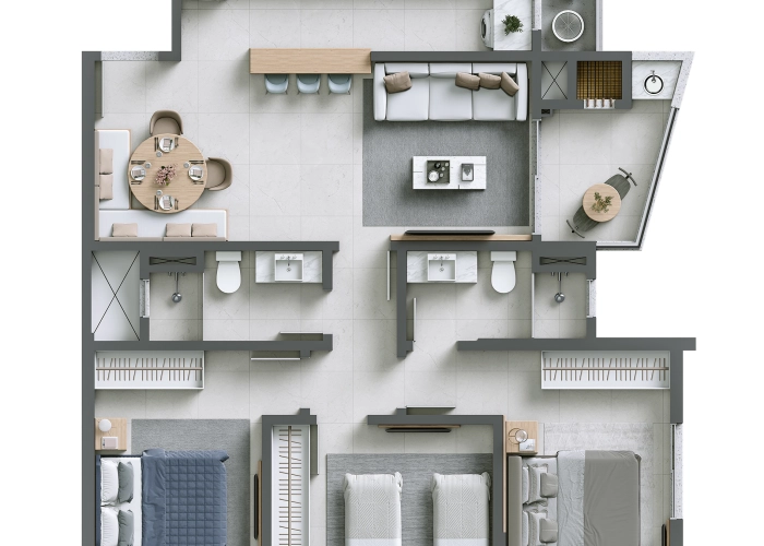 Apartamento (Planta 02)