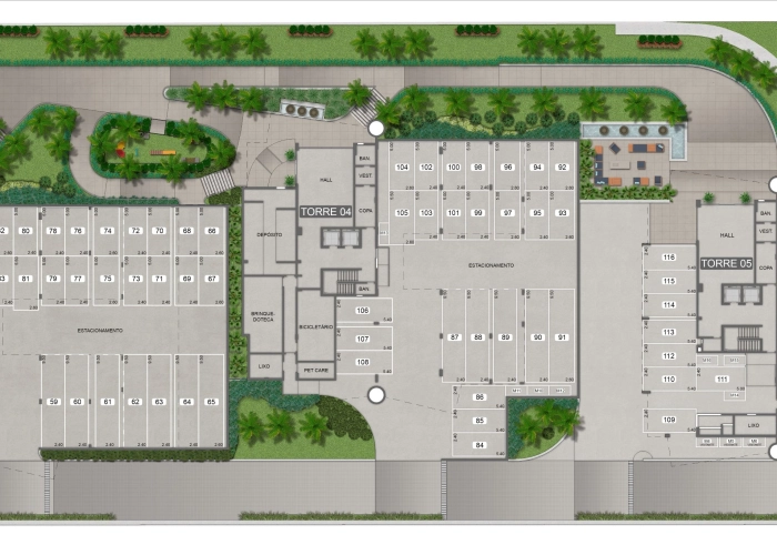 Garagens (Planta Subsolo)