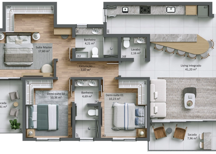 Apartamento (Planta 01)