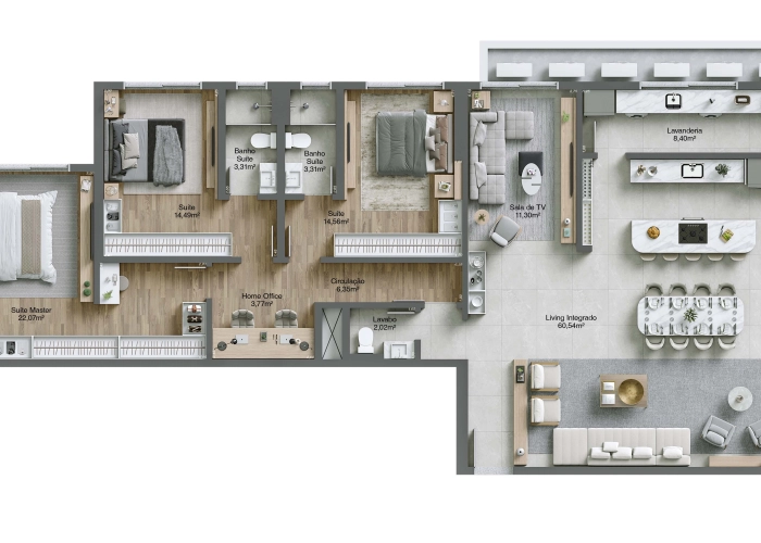 Apartamento (Planta 01)