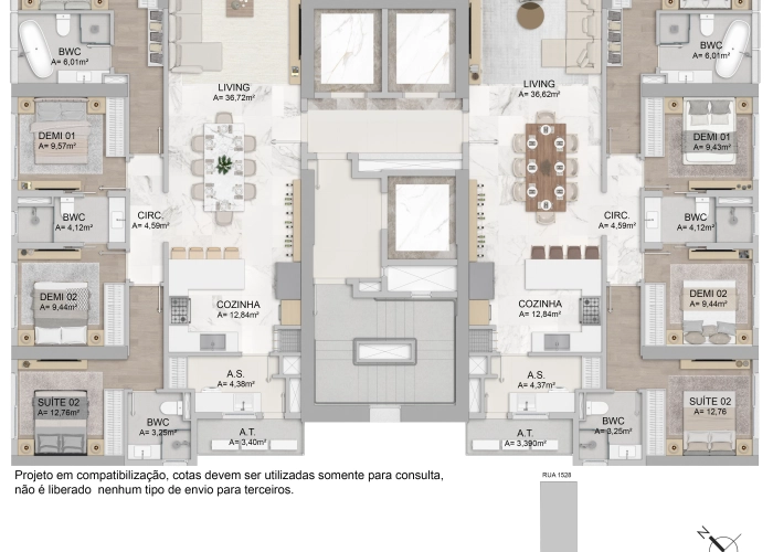 Apartamentos (Andar Planta 01)