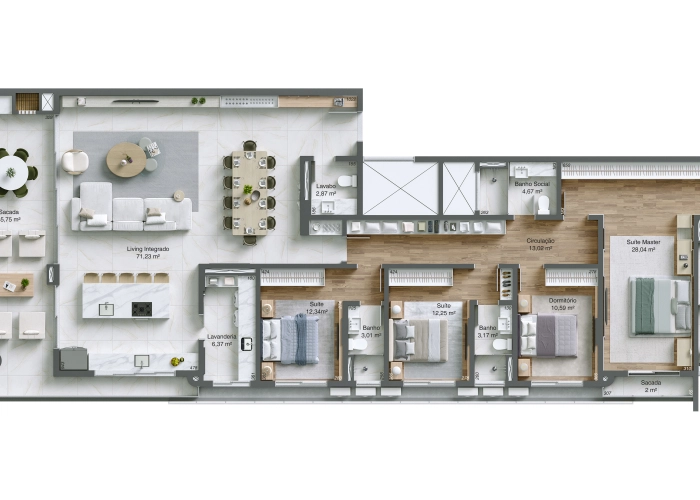 Apartamento (Planta 01)