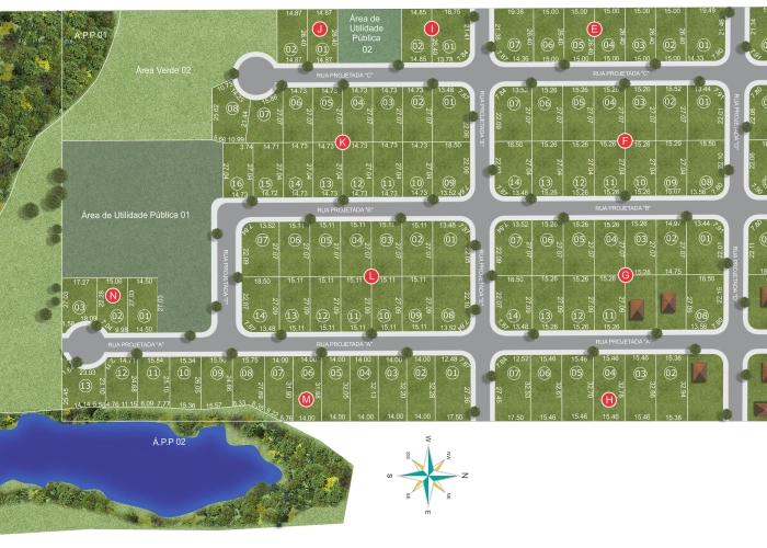 Planta de Implantação