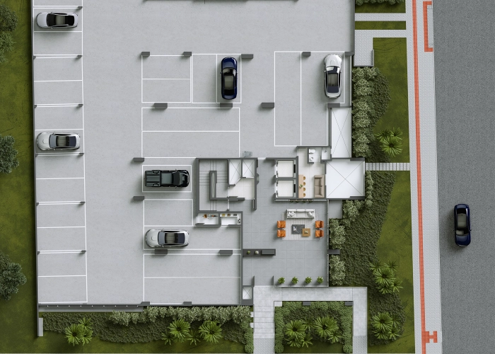 Garagens (Planta Térrea)