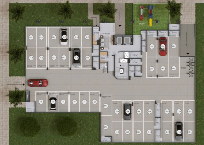 Garagens (Planta Térrea)