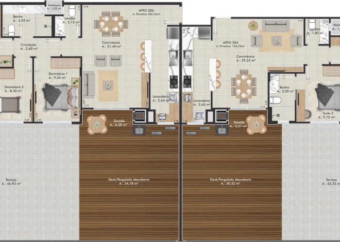 Apartamento (Duplex Inferior)