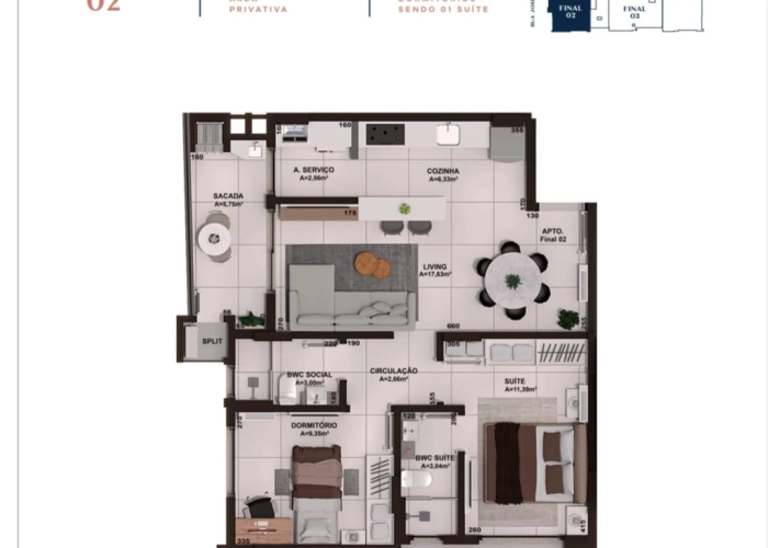 Apartamento (Planta 02)