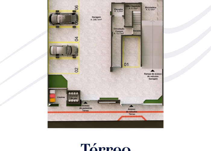 Garagens (Planta Térrea)