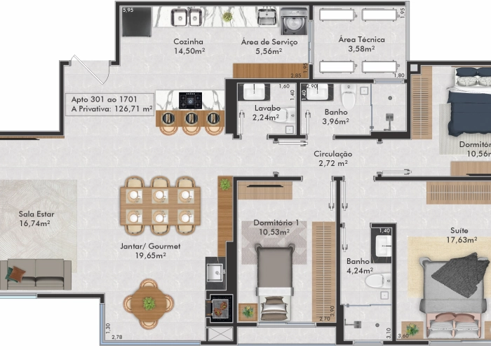 Apartamento (Planta 01)