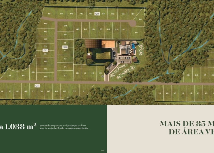 Planta de Situação do Condomínio 