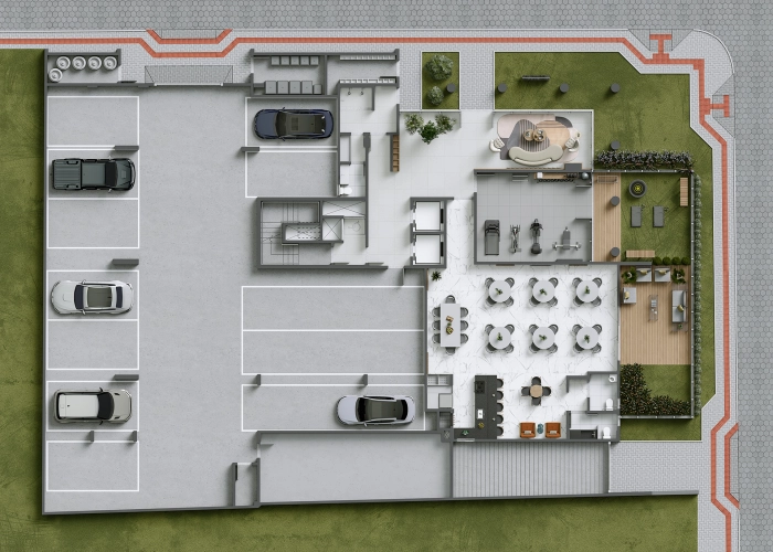 Garagens (Planta Térrea)