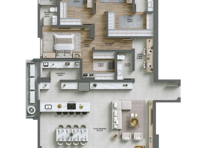 Apartamento (Planta 03)