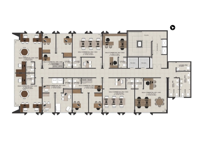 Salas Comerciais (Térrea)