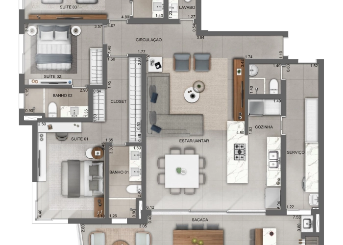 Apartamento (Planta 02)