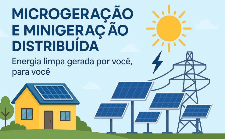 Produza sua Própria Energia com Microgeração e Minigeração Distribuída !