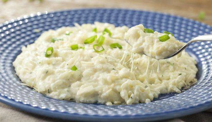 Risoto com Creme de Leite