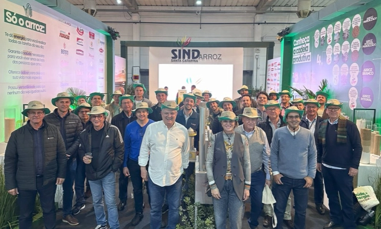 Na AgroPonte 2024, SindArroz-SC destaca a importância do arroz para a economia do Brasil