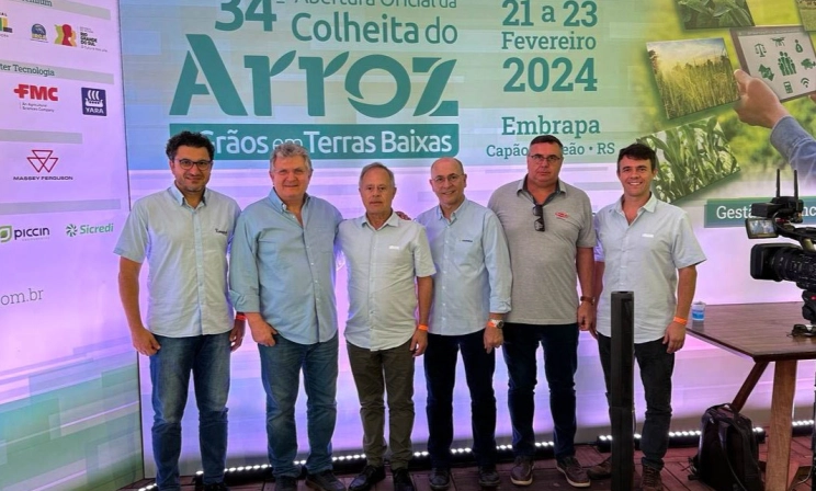 SindArroz-SC prestigia 34º Abertura da Colheita do Arroz do RS