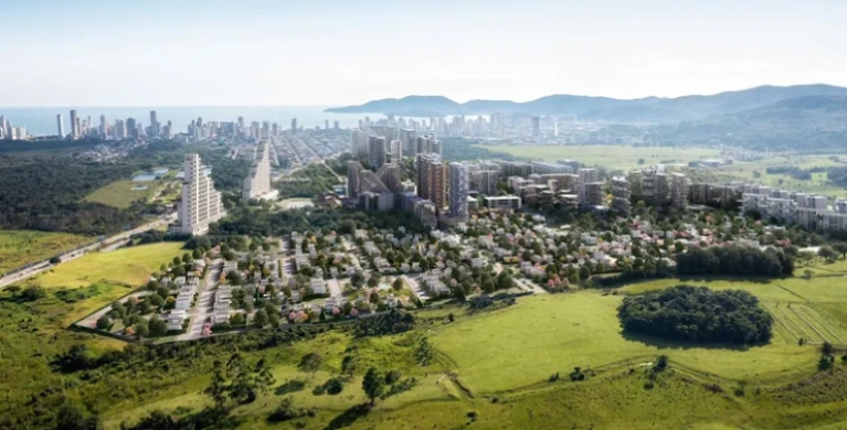 Bairro planejado em Santa Catarina vende R$ 1 bilhão em 14 meses. Potencial é de R$ 50 bilhões 