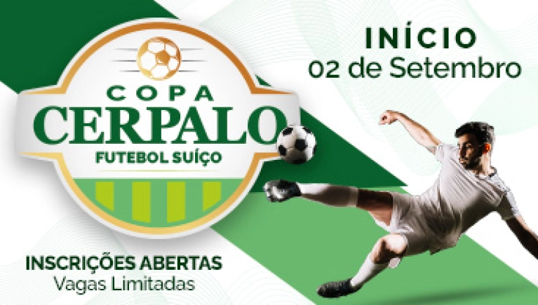 Copa Cerpalo de Futebol Suíço tem inscrições abertas