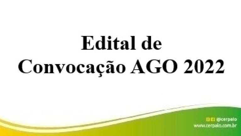 Edital de convocação para Assembleia Geral Ordinária