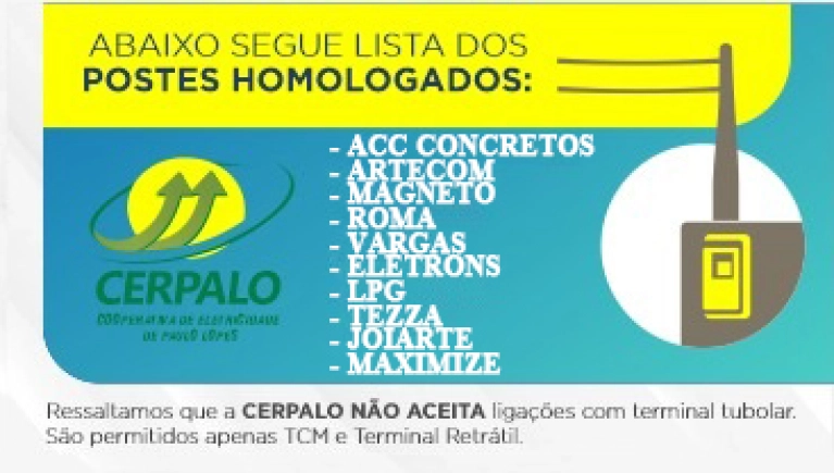 Homologação de Postes